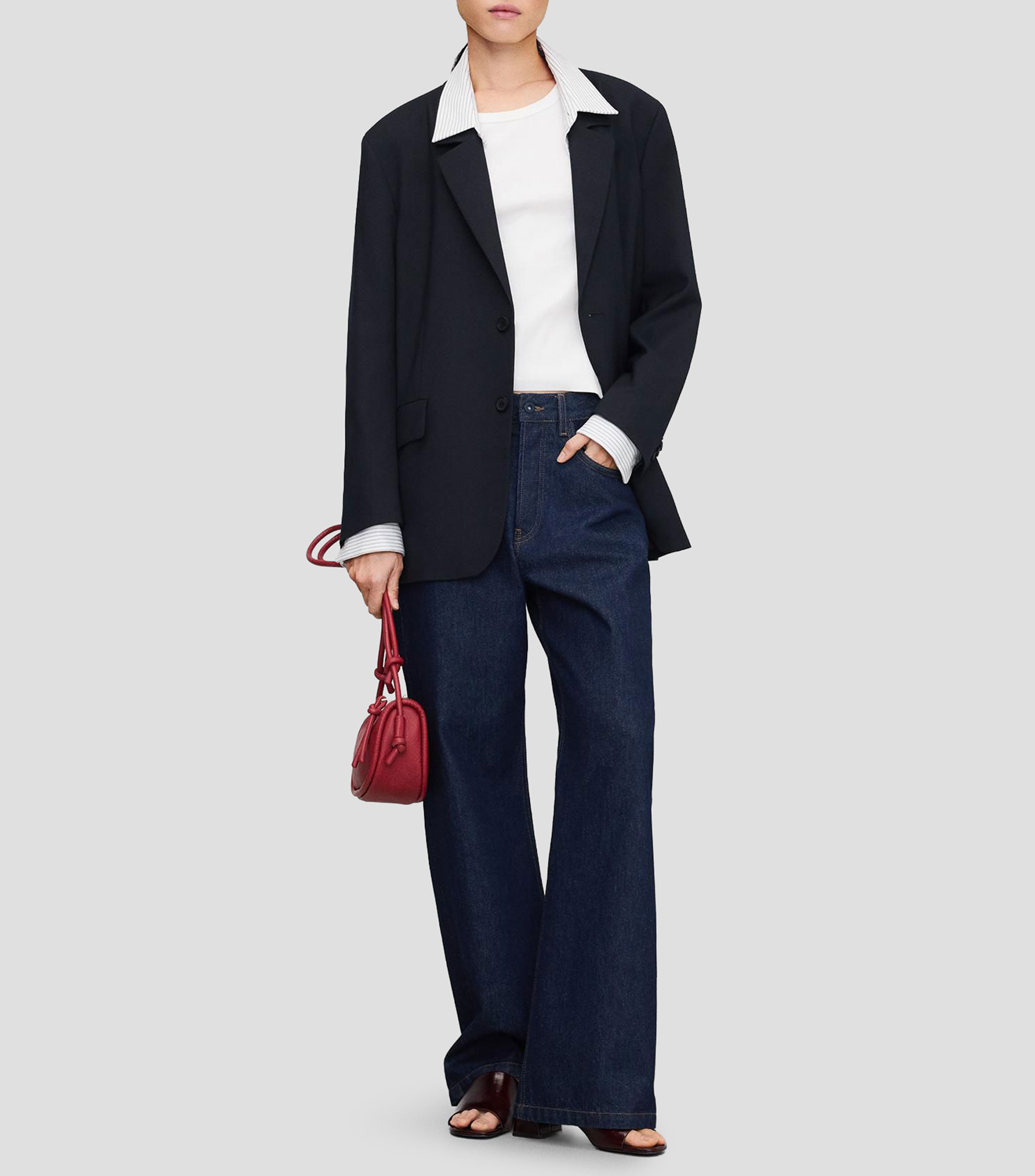 Bolsa crossbody Luna liso Mujer